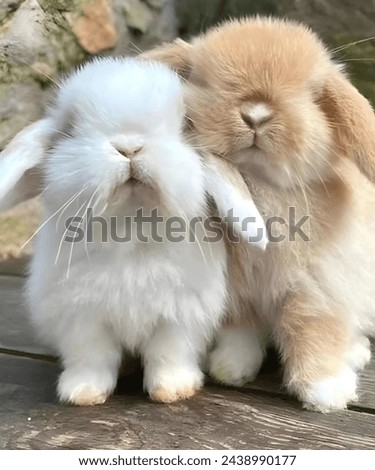 2 Pretty Bunny With Togather 