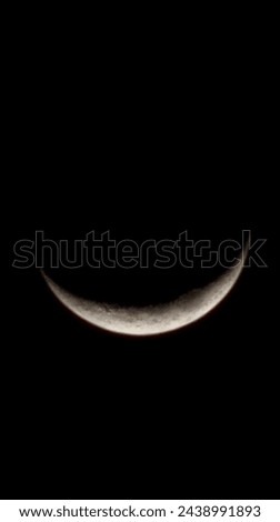 Beautiful picture of 3rd day moon.
