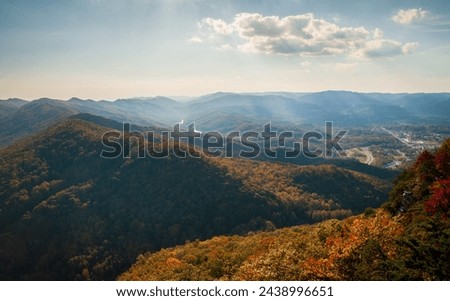 Autumn Overlook at Cumberland Gap National Historical Park, Virginia, USA
