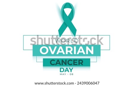 World Ovarian Cancer Day. background, banner, card, poster, template. Vector illustration.