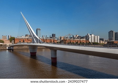 Puente de la Mujer in Puerto Madero, Buenos Aires 2024