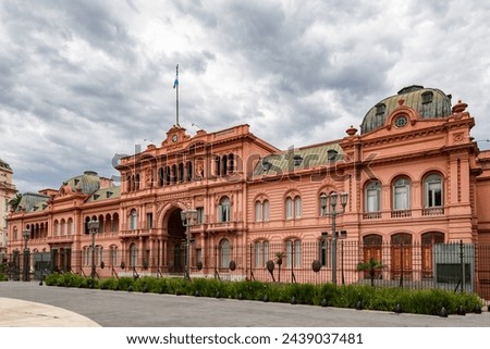 The Casa Rosada, the workplace of the Argentine president in Buenos Aires