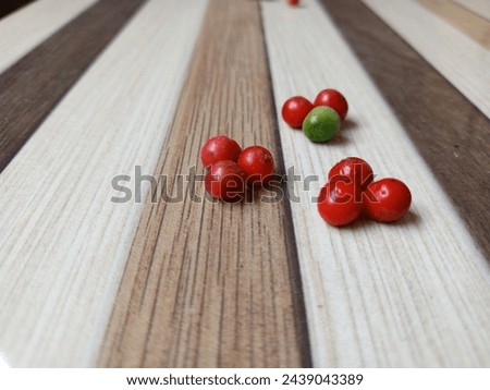 small pile of red ripe currants Royalty-Free Stock Photo #2439043389