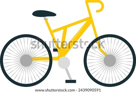 bicycle icon. Ecological life vector on a
white background. Amazing vector vehicle
illustration of a bicycle suitable for design
assets, decoration, clip art, animation,
mobile apps, website.