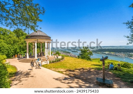View over Ruedesheim, Hessen, Germany  Royalty-Free Stock Photo #2439175433