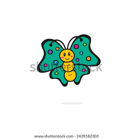 Cute Little Butterfly - little butterfly with spots