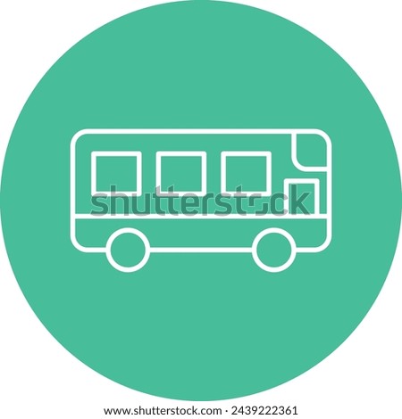 Bus Icon Design For Personal And Commercial Use.