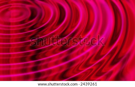 Computer generated red velvet like ripples.