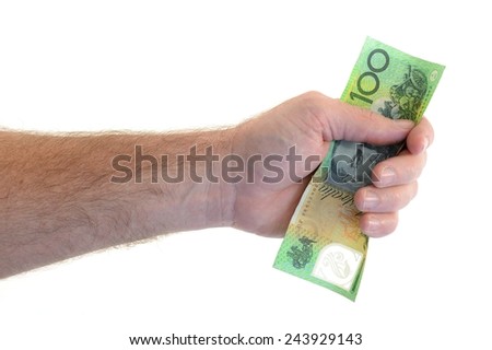 A close up shot of cash in hand