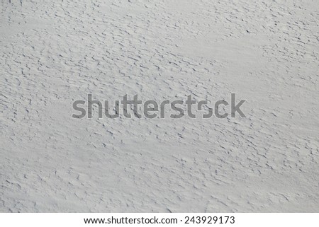 Full frame snow background with copy space