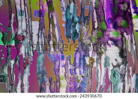 Psychedelic colorful abstract art background