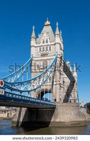 View of Tower Bridge in London, UK