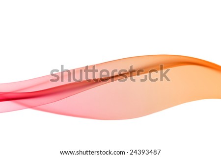 Abstract wave on white background
