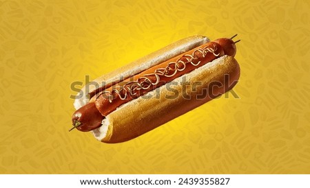  professional hot dog advertisement stock photos images and pictures