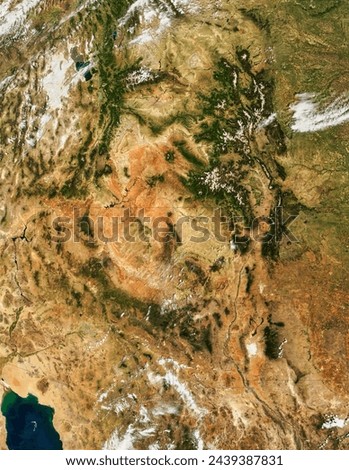 Four Corners, Southwest United States. . Elements of this image furnished by NASA.