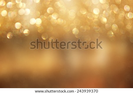 bokeh lights background with mixed brown and yellow warm earthly colors 