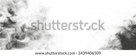 Abstract vector stipple smoke background with gradient tones.  Abstract graphic element. Royalty-Free Stock Photo #2439406509