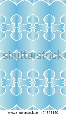 Seamless blue pattern - Vector