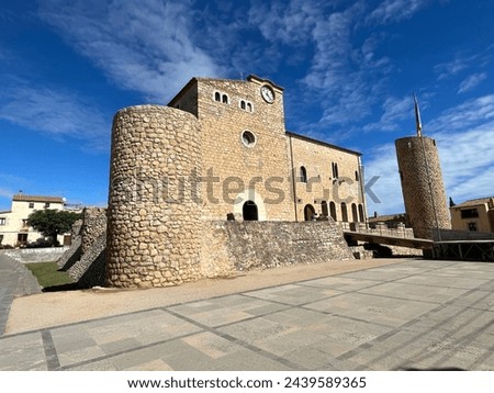 Castle in Bellcaire d'Emporda in Catalunia Spain Royalty-Free Stock Photo #2439589365