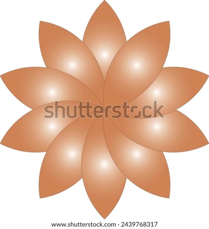 Abstract blurred gradient shapes, blurry flower or heart aura aesthetic elements, 
