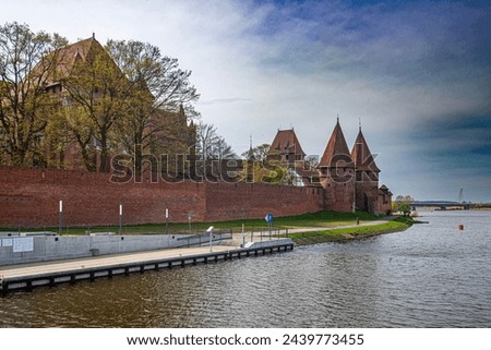 The Castle of the Teutonic Order in Malbork, commonly known as Malbork Castle 