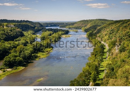Beautiful Day at Harpers Ferry National Historical Park Royalty-Free Stock Photo #2439802677