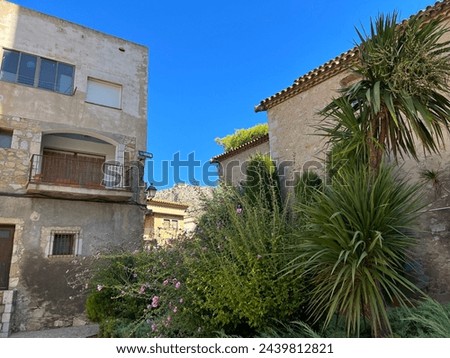 Old town of Torroella de Montgri in Catalunia Spain Royalty-Free Stock Photo #2439812821