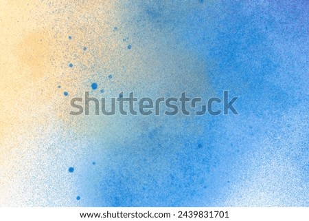 Colorful background painted with spray paint