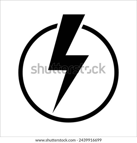  Lightning Power Icon ,Power Icon Vector EPS 10