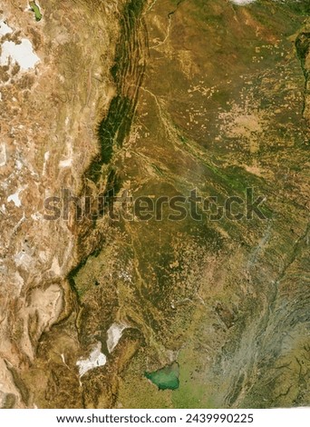 Northern Argentina. Northern Argentina. Elements of this image furnished by NASA.