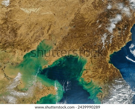 China and North Korea. China and North Korea. Elements of this image furnished by NASA.