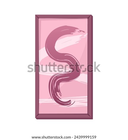 Image of Beauty salon furniture. This colorful cartoon design showcases a luxurious painting in a style that perfectly combines elegance and brightness on a white background. Vector illustration.