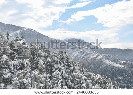 Dalhousie, Himachal Pradesh,India snowfall in 09 Jan 22, Mini Switzerland of India