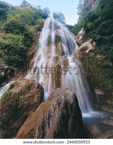 Evergreen Waterfall in District Buner, Pakistan