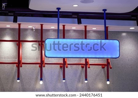 Modern decoration design restaurant signage