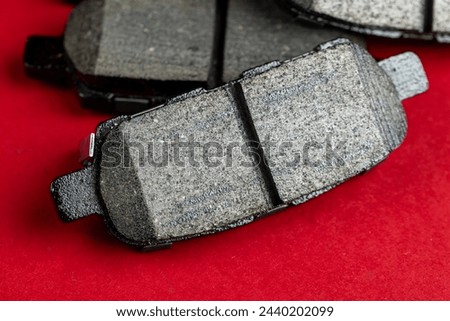 new car brake pads for the car, modern small brake pads made of combined material to ensure the safety of the car
