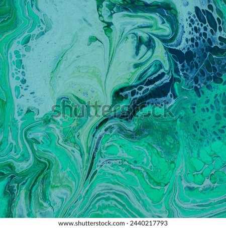 Beautiful fluid art natural luxury painting. Marbleized effect. Royalty-Free Stock Photo #2440217793