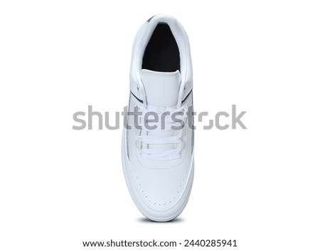 trendy and fashionable light wieght sneakers isolated on white background