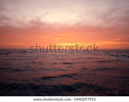 A sunset on an Italian island Royalty-Free Stock Photo #2440297955