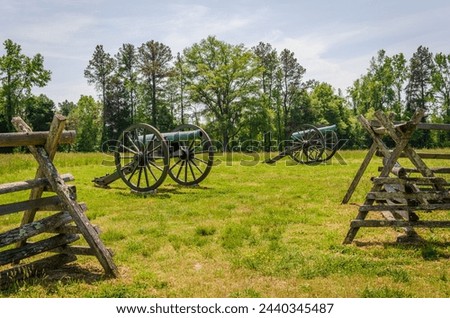 The Richmond National Battlefield Park commemorating 13 American Civil War sites around Richmond, Virginia, USA Royalty-Free Stock Photo #2440345487