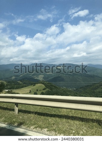 A beautiful mountain picture with a blue sky
