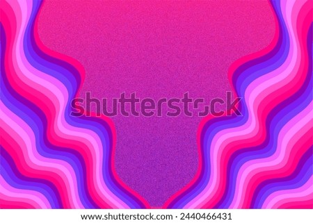 Hippie groovy hallucinogen psychedelic background. Abstract colorful wavy pattern, 70s design, 80s style. Vector illustration