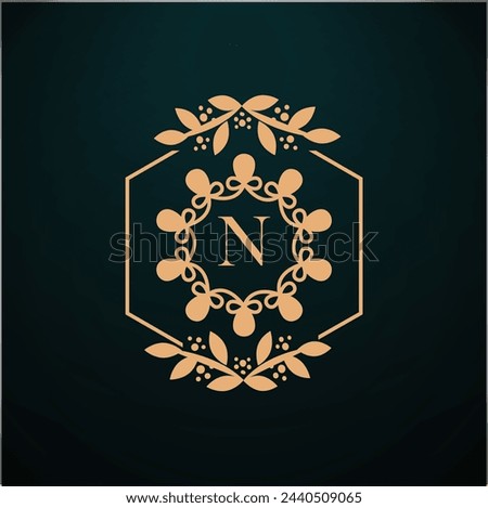 Creative Initial letter n logo design with modern business vector template. Creative isolated n monogram logo design
