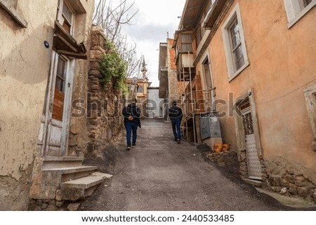 Basmane, the old district of Izmir. Life in the old streets of Basmane. Street photography. 3 march 2024