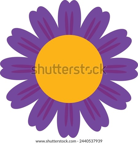 Simple Illustration of Flowers for Decoration