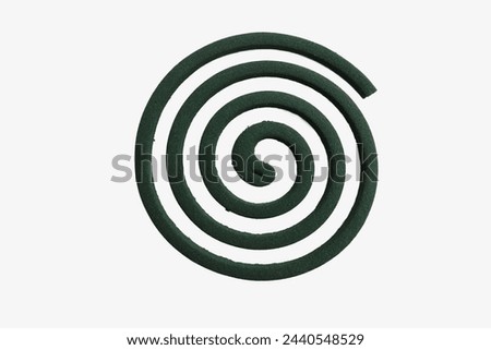 mosquito coil or mosquito repellents is an anti-mosquito repellent isolated on white background