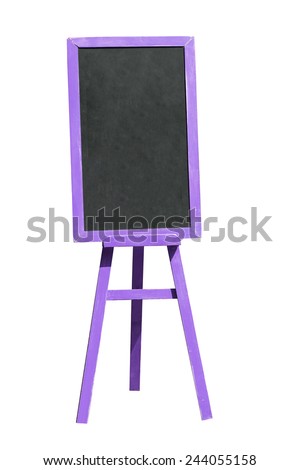 menu purple board outdoor