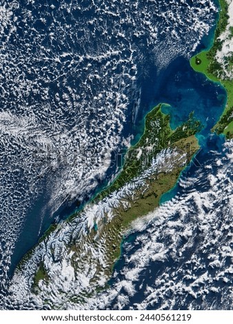 New Zealand. New Zealand. Elements of this image furnished by NASA.