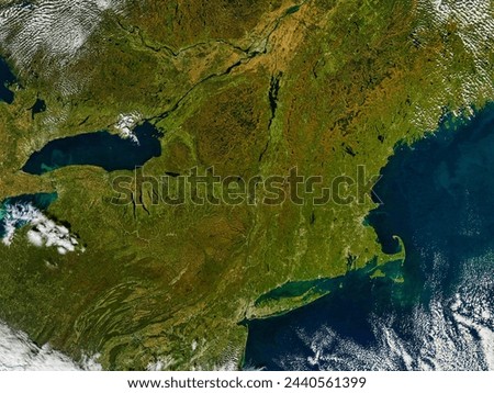 Fall colors in the northeastern United States. Fall colors in the northeastern United States. Elements of this image furnished by NASA.