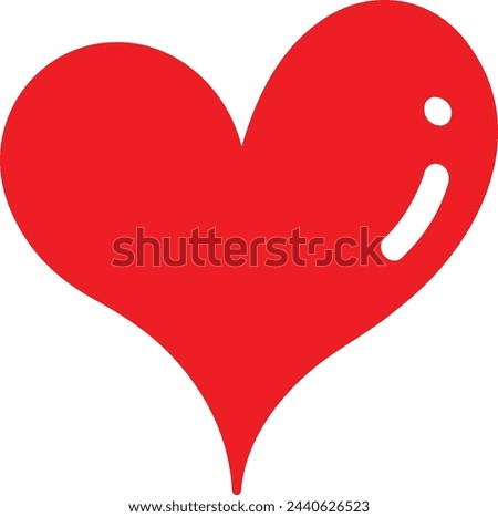 Heart, love, romance or valentine's day vector icon